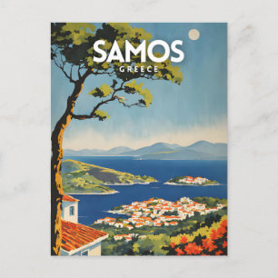 Postal Afiche de viaje de Samos