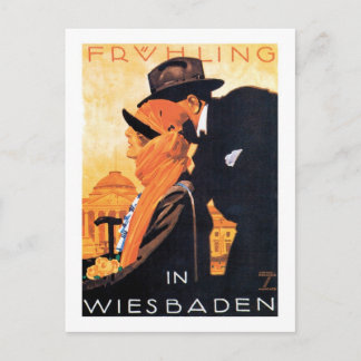 Postal Afiche de viaje de Wiesbaden