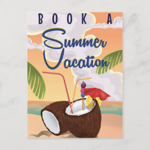 Postal Afiche de viaje del Personalizado de vacaciones de