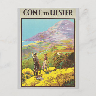 Postal Afiche de viaje por las islas Británicas