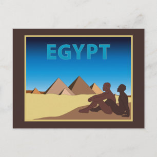 Postal Afiche de viajes gay en Egipto
