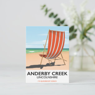 Postal Afiche de viajes junto al mar de Alderby