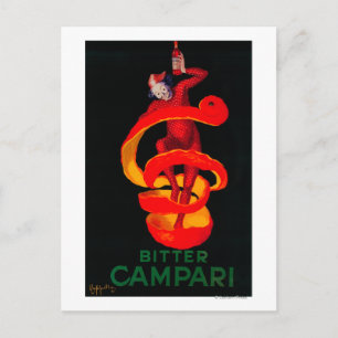 Postal Afiche martirizado de CampariEurope