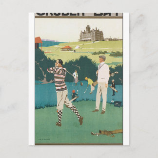 Postal Afiche vintage de Cruden Bay