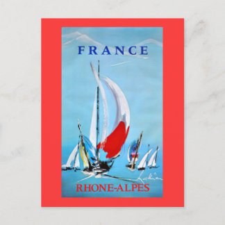 Postal Afiche Vintage de Vela Rhone