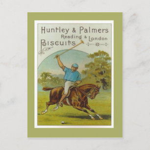Postal Afiche vintage, Huntley y Palmers Biscuits,