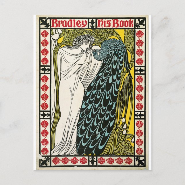 Postal Afiche vintage:Peacock:Mujer (Anverso)