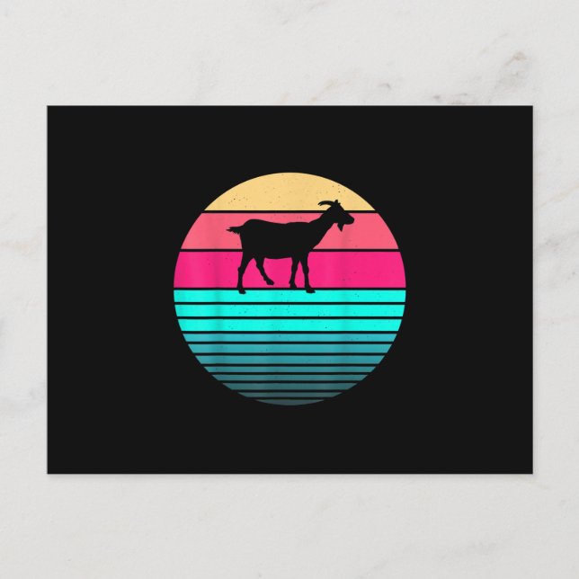 Postal Aficionado Divertido Retro Antiguo de Animales Gra (Anverso)