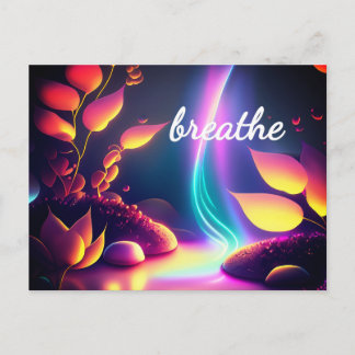 Postal Afimación de Abundancia de la Ley de Atracción de