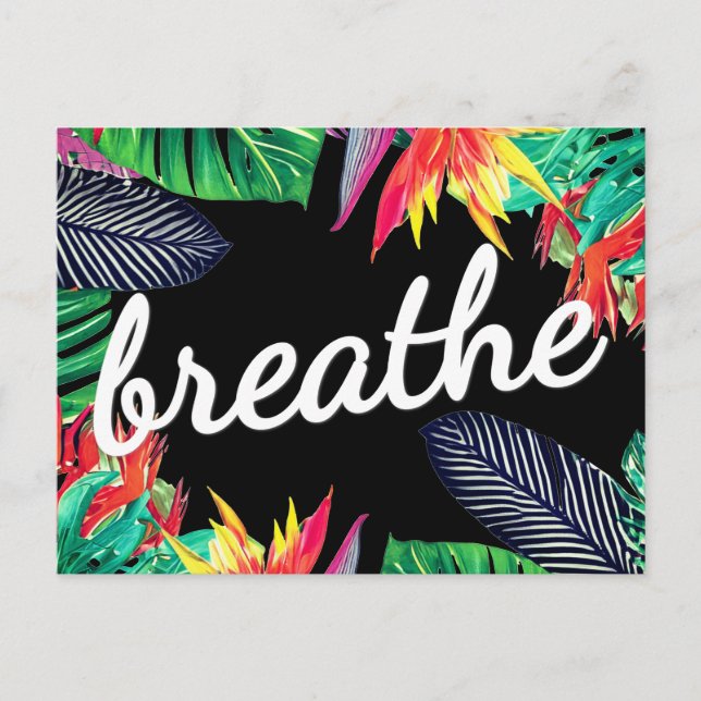 Postal Afimación de Abundancia de la Ley de Atracción del (Anverso)