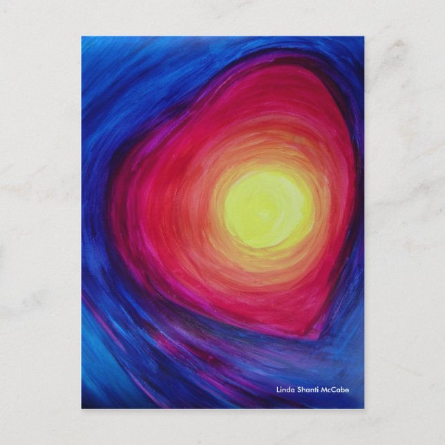 Postal Afirmación de abundancia (Anverso)