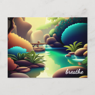 Postal Afirmación de Abundancia de la Ley de Atracción Pa