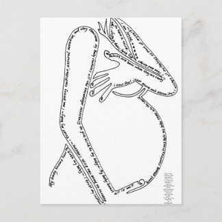 Postal Afirmaciones de nacimiento