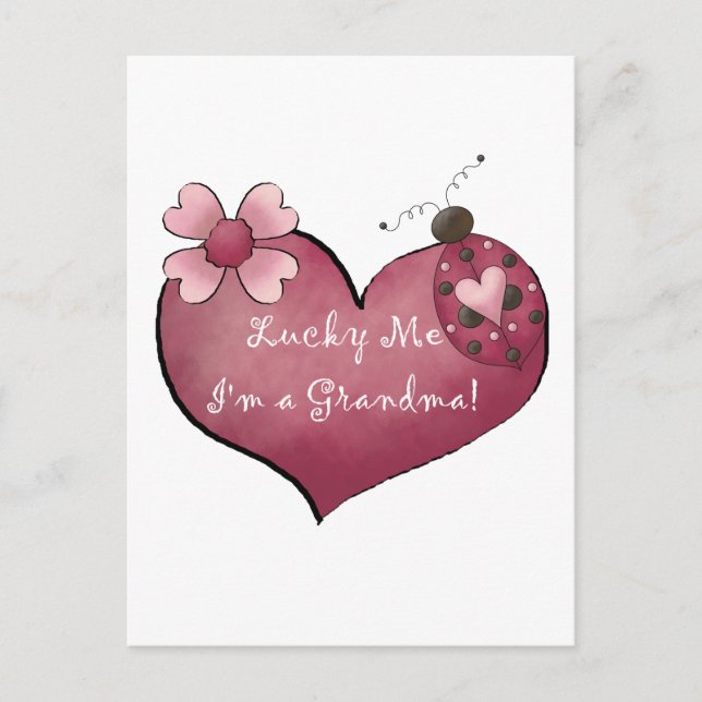 Postal Afortunadamente soy una abuela camisetas y regalos (Anverso)