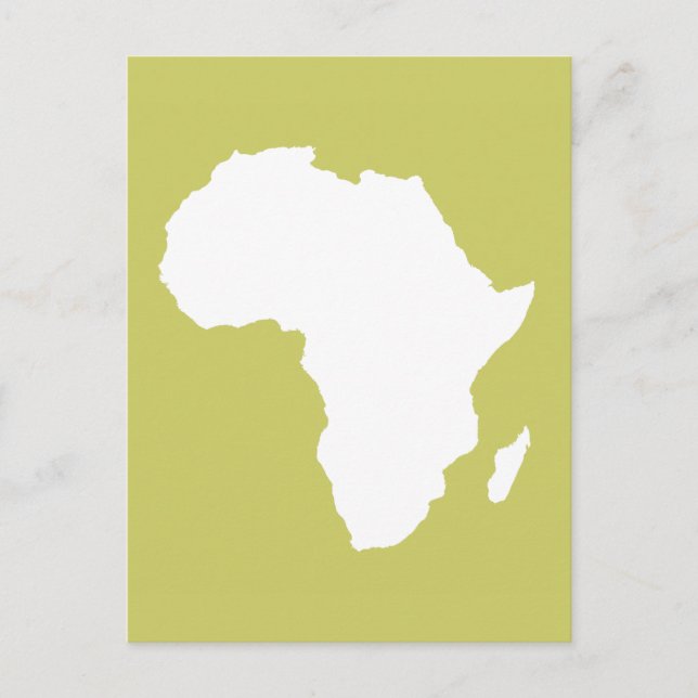 Postal África Audaz de Khaki (Anverso)