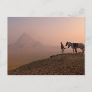 Postal África, Egipto, El Cairo, Giza, pirámides de Giza 