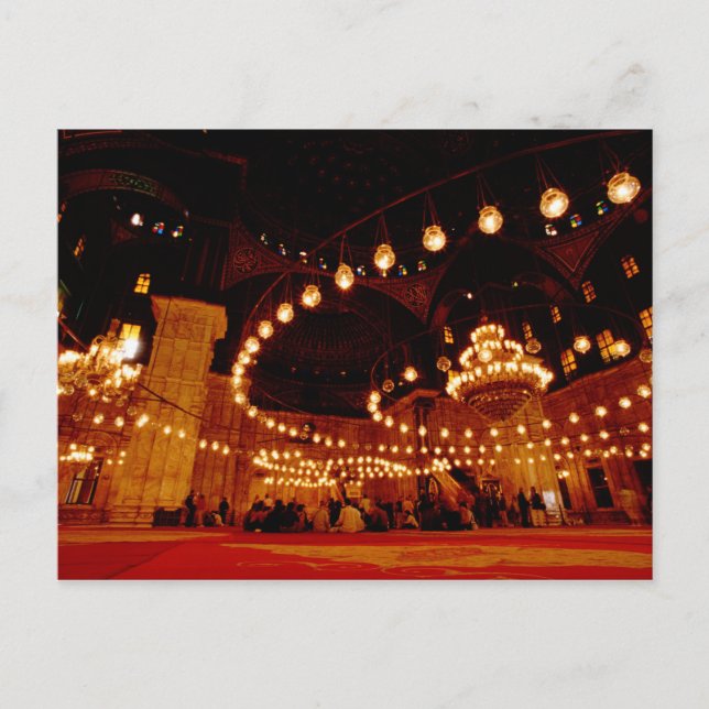 Postal África, Egipto, El Cairo, la Mezquita Muhammad Ali (Anverso)