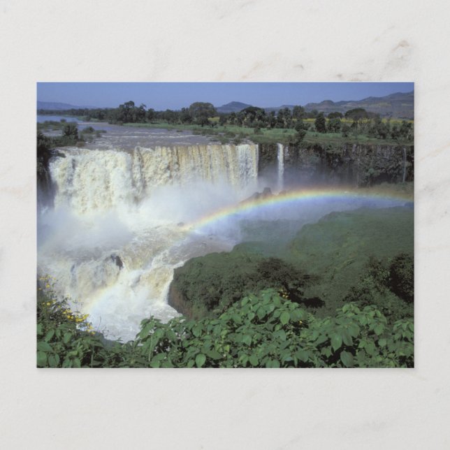 Postal África, Etiopía, Río Nilo Azul, Cataract. 2 (Anverso)