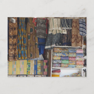 Postal África, Ghana, Accra. Accra Textiles y artesanías
