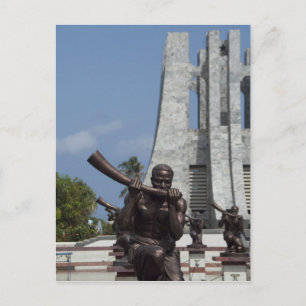 Postal África, Ghana, Acra. Mausoleo de Nkrumah, final 2