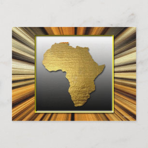 Postal África, la tierra del oro