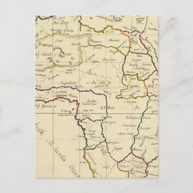 Postal África, Mediterráneo (Anverso)