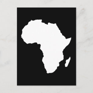 Postal África negra y audaz