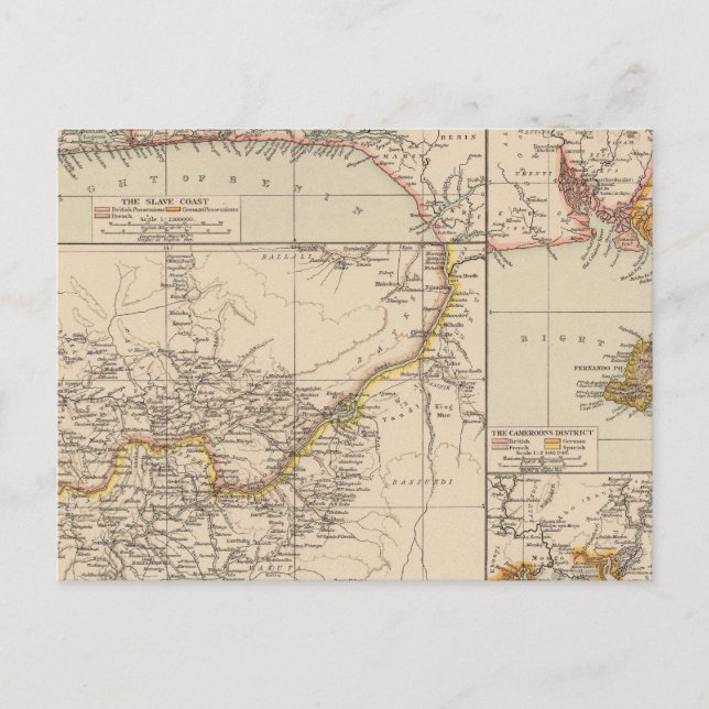 Postal África occidental 2 (Anverso)