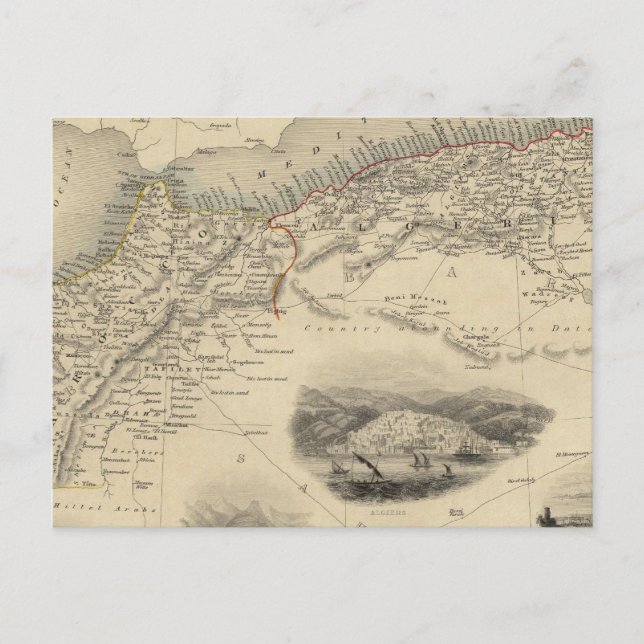 Postal África septentrional (Anverso)