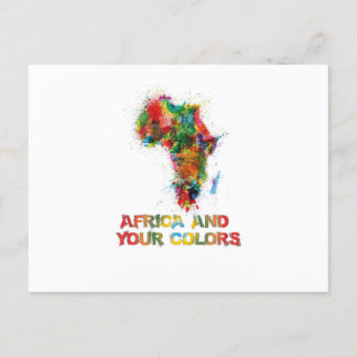 Postal África y tus colores