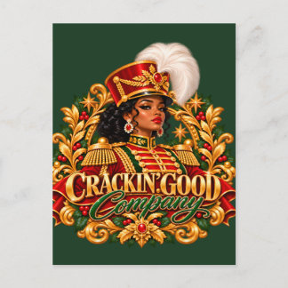 Postal African American Christmas Black Woman Nutcracker