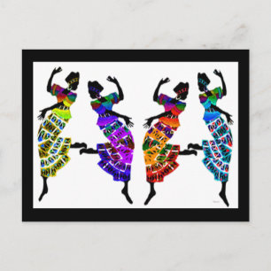 Postal African Foot Dance
