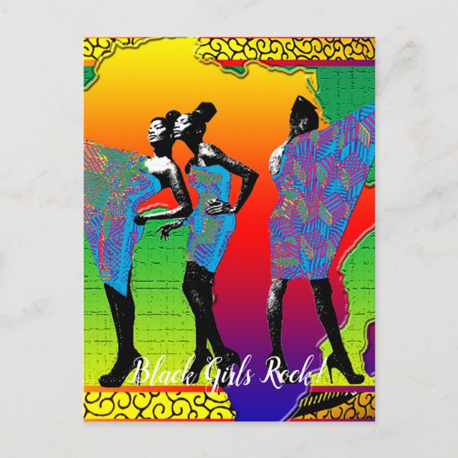 Postal Africano (Anverso)