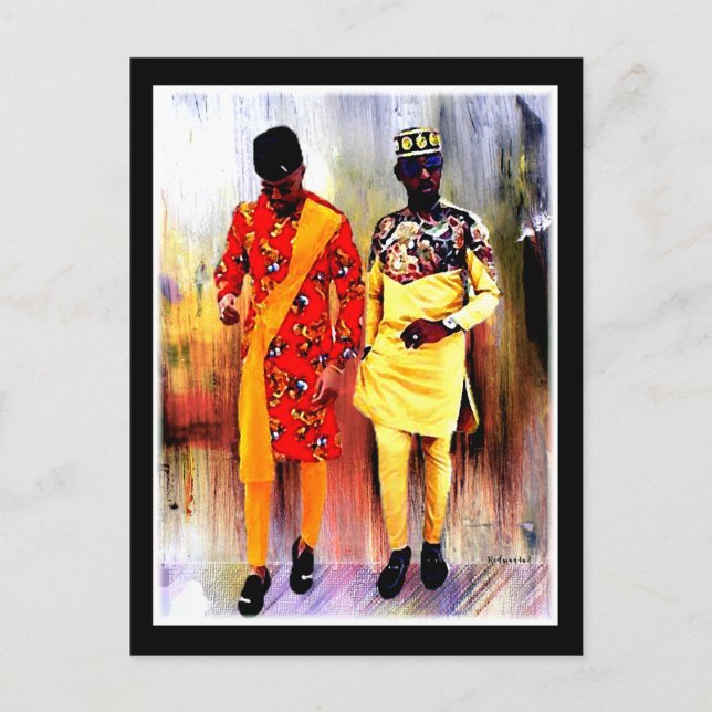 Postal Africano (Anverso)