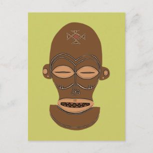 Postal Afrika Africa Maske Mask Djokwe