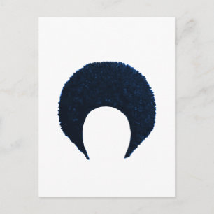 Postal Afro Blue El MUSEO Zazzle Regalos