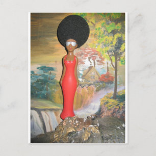 Postal Afro Glam: Una belleza eterna