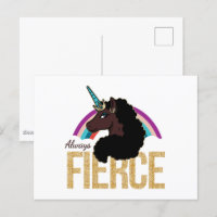Afro Unicornio | Mágico - Siempre feroz
