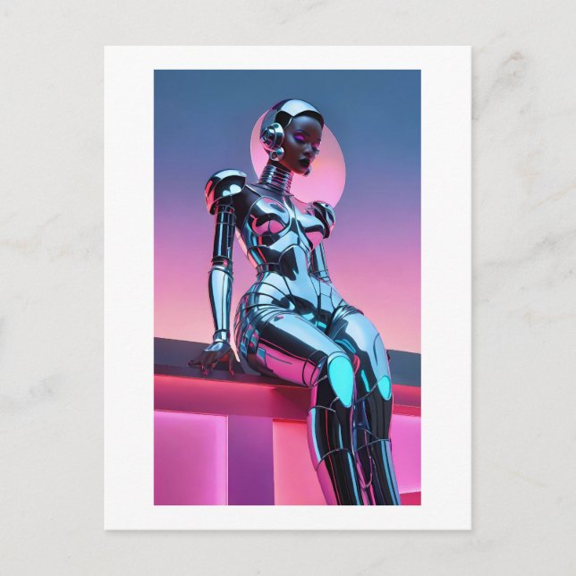 Postal Afrofuturismo Nueve (Anverso)