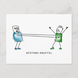 Postal Afstand-Knuffel