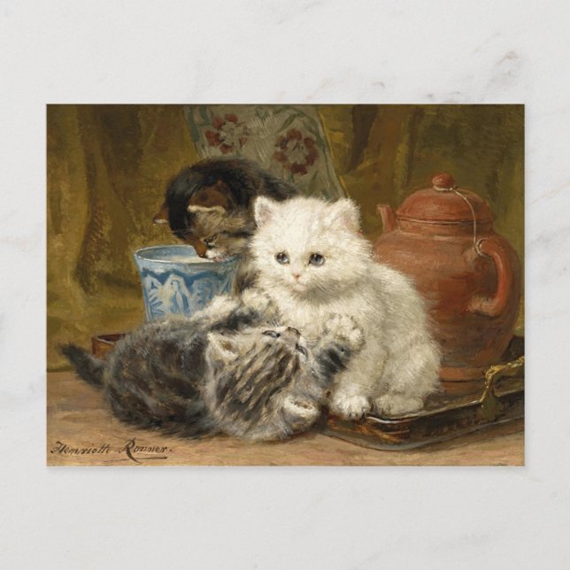 Postal Afternoon Tea - Ronner-Knip (Anverso)