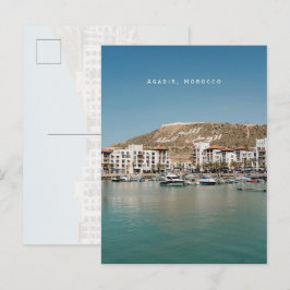 Postal Agadir Marruecos Marina Viajes