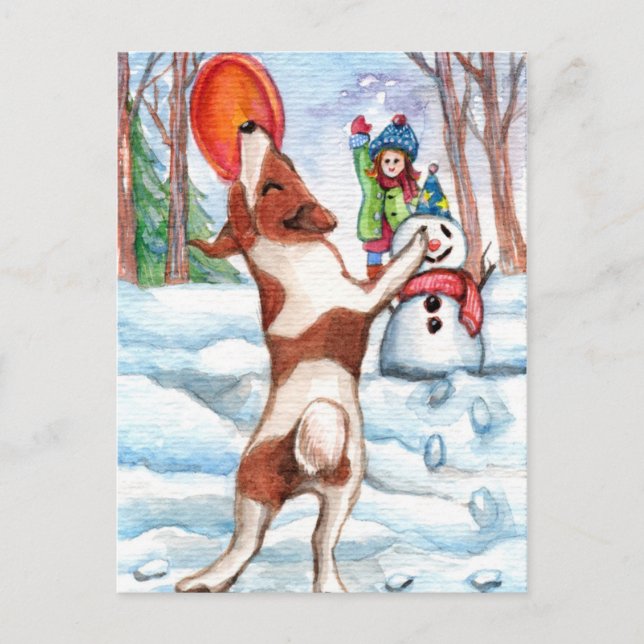 Postal Agarrando diversión (Anverso)