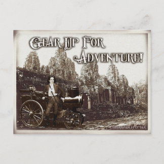 Postal Agarrar Para Adventure Postcard