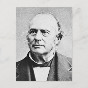 Postal Agassiz ~ Louis Agassiz Biólogo Naturalista