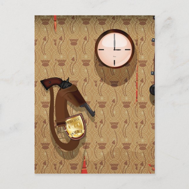 Postal agencia de detectives (Anverso)