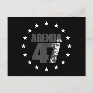 Postal Agenda 47 Fechas de la campaña de reelección patri
