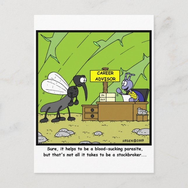 Postal Agente de bolsa (Anverso)