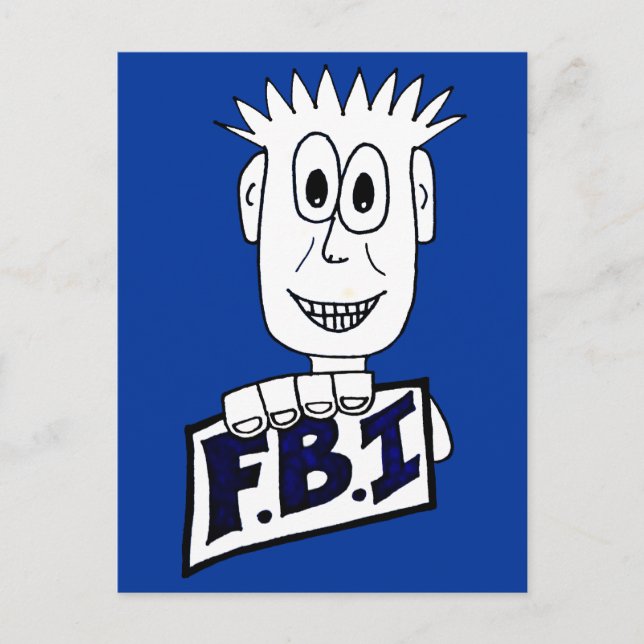 Postal Agente del FBI personalizado (Anverso)