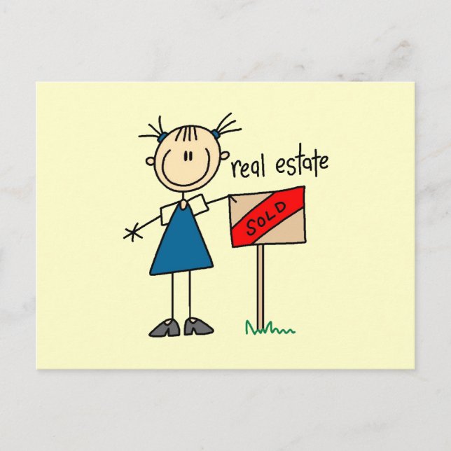 Postal Agente inmobiliario (Anverso)